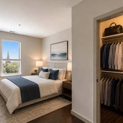 Large Bedrooms with Finished Closets